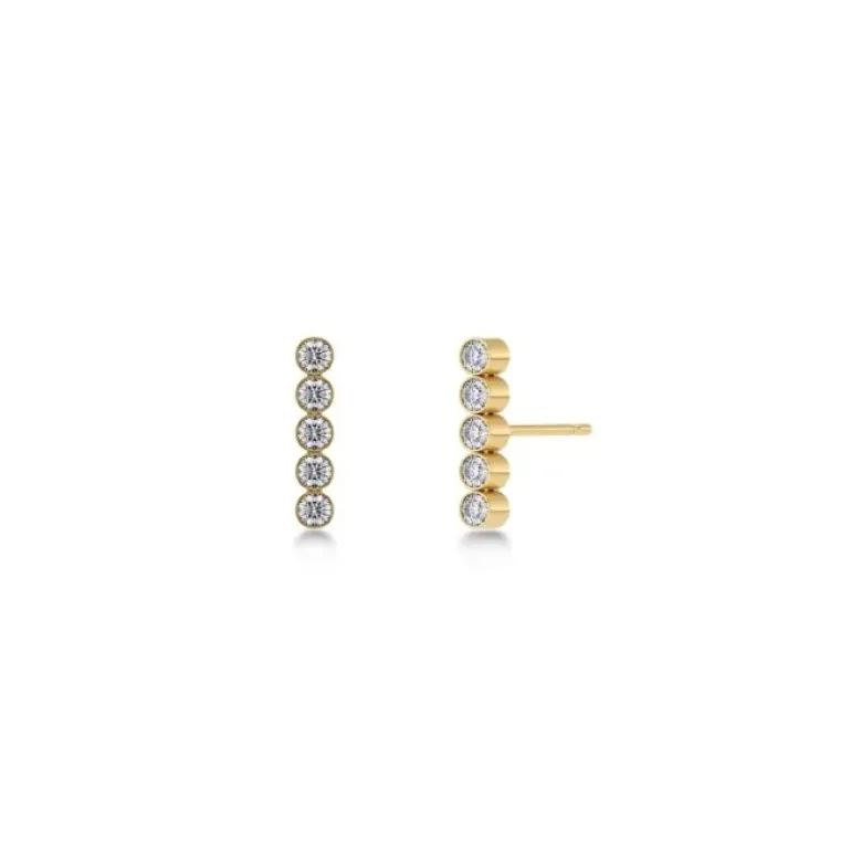 Edblad Twiggy Studs Örhängen CZ Guld