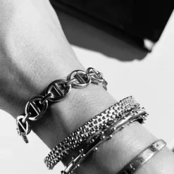 Emma Israelsson Anchor Armband Silver Brace066