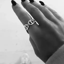 Emma Israelsson Anchor Ring Silver Ring170