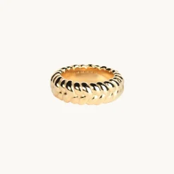 Emma Israelsson Braided Band Ring Guld Ring167