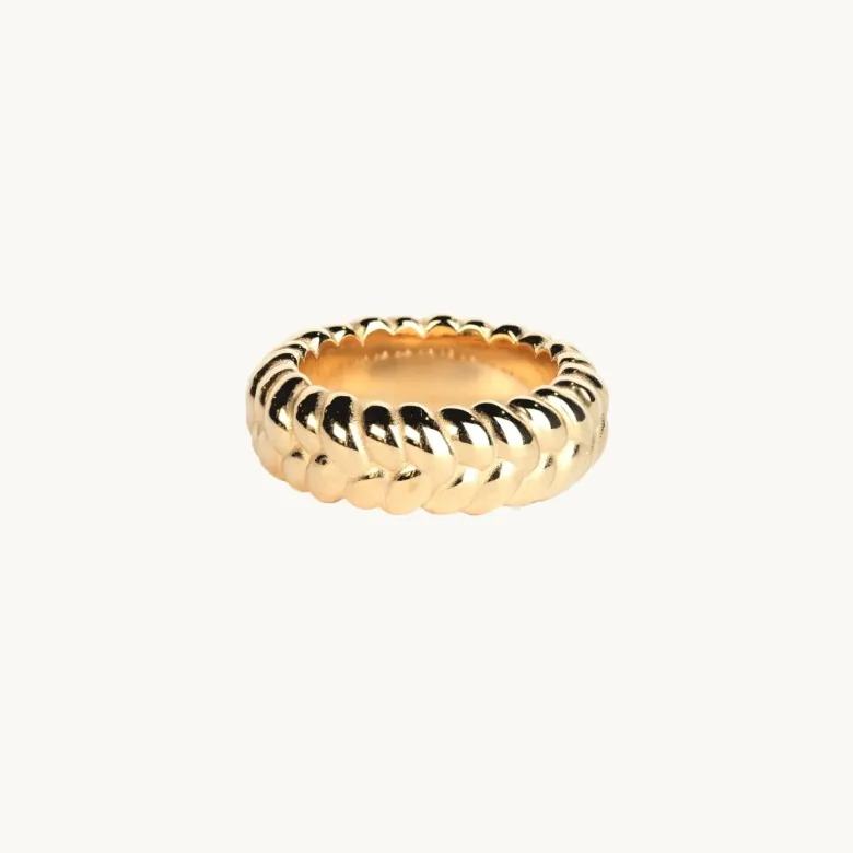 Emma Israelsson Braided Band Ring Guld Ring167
