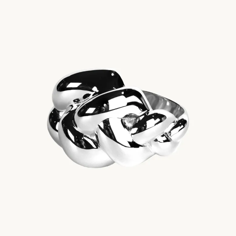 Emma Israelsson Braided Ring Silver Ring158