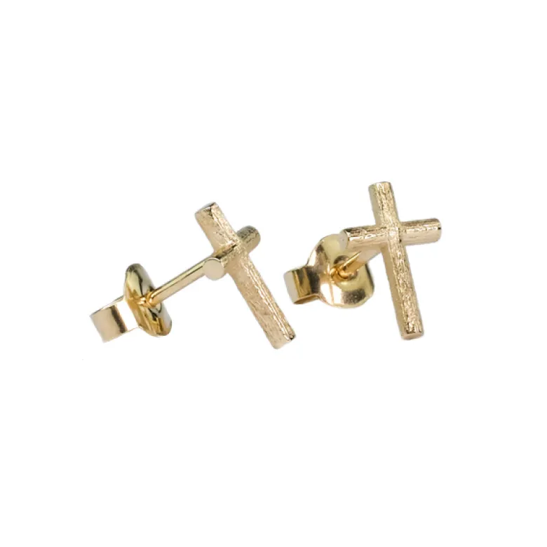 Emma Israelsson Branch Cross Pin Örhängen Guld Ear105