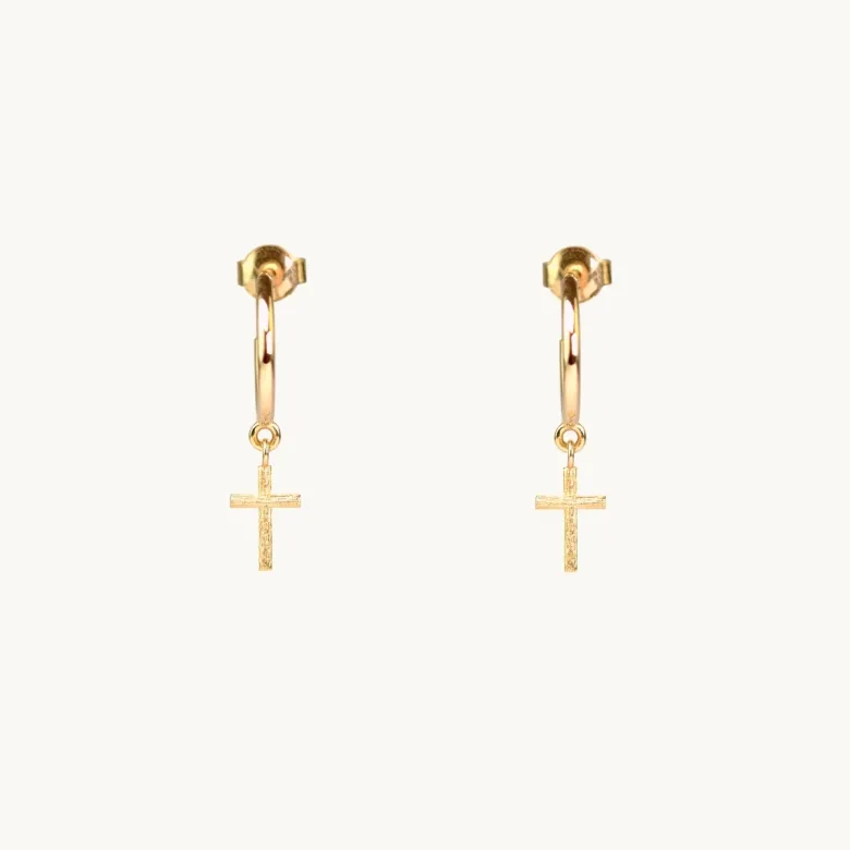 Emma Israelsson Branch Cross Örhängen S Guld Ear194