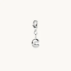 Emma Israelsson Bubble Bokstav Berlock Silver