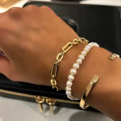 Emma Israelsson Chunky Armband Guld Brace061