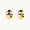 Emma Israelsson Chunky Hoops Small Örhängen Guld – Ear188