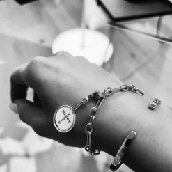 Emma Israelsson Cross Coin Charm Silver Charm013