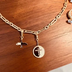 Emma Israelsson Cross Coin Charm Silver Charm013