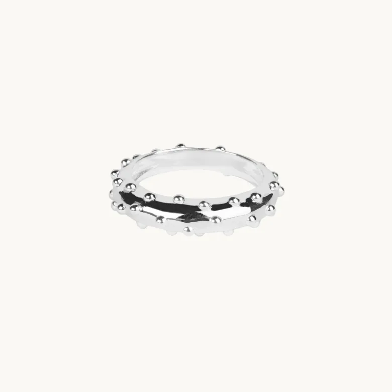 Emma Israelsson Dot Dew Ring Silver Ring160