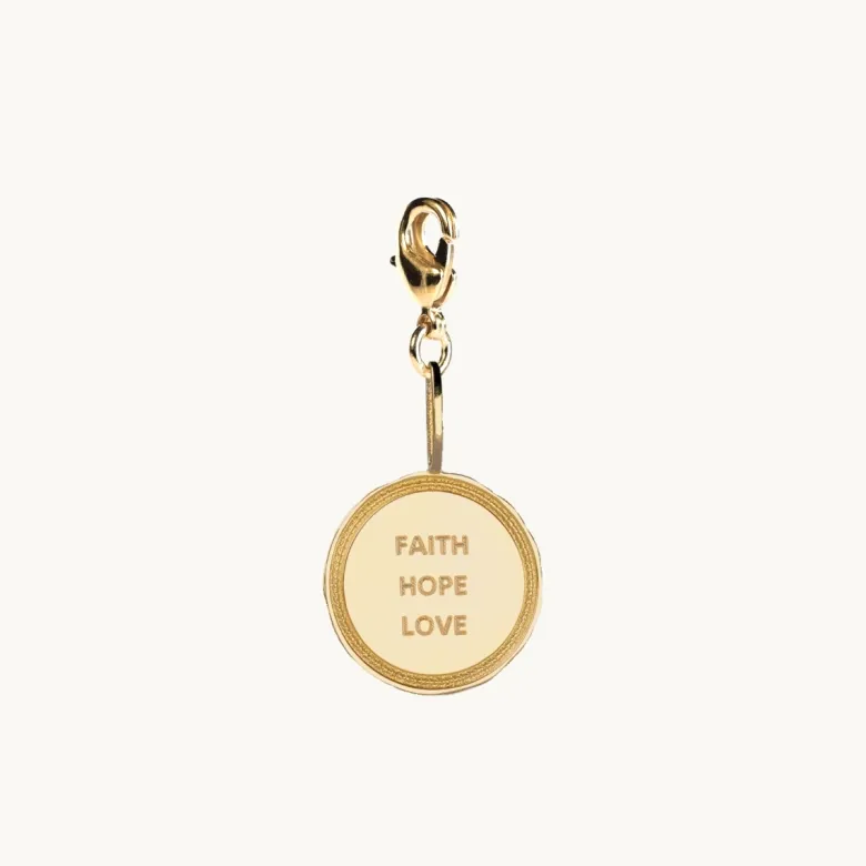 Emma Israelsson FHL Wreath Coin Charm Guld Charm016