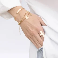 Emma Israelsson Globe Armband Guld Brace055