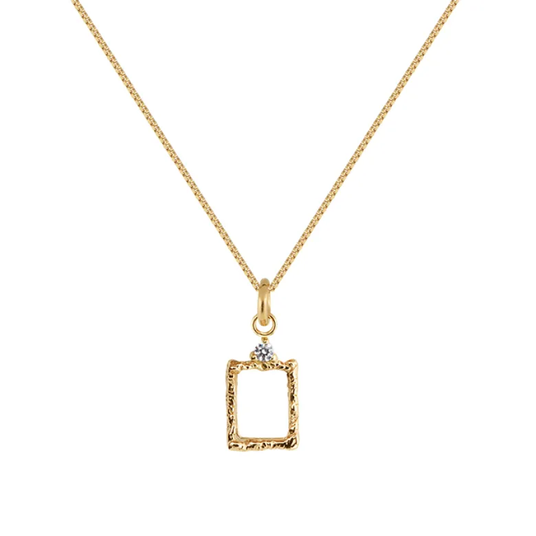 Emma Israelsson Lady Frame Bronze Halsband Neck069 ( Mega Kampanj )