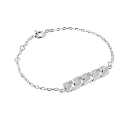 Emma Israelsson Link Armband Silver Brace037 ( Mega Kampanj )