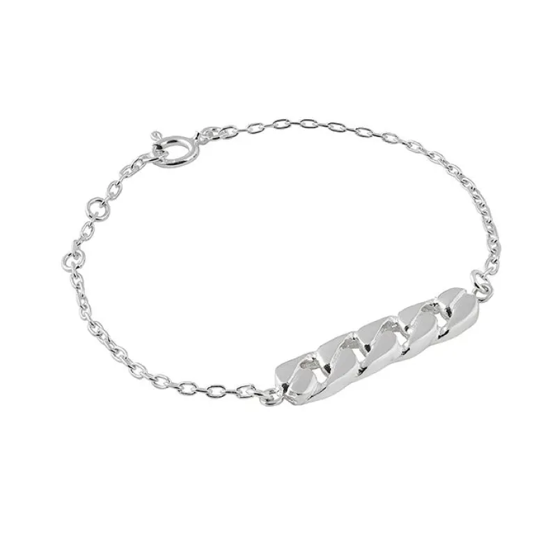 Emma Israelsson Link Armband Silver Brace037 ( Mega Kampanj )