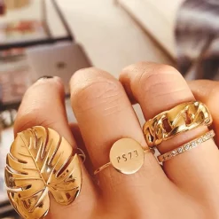 Emma Israelsson Link Ring Guld Ring069 ( Mega Kampanj )