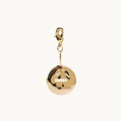 Emma Israelsson Name Coin Organic Charm Guld Charm022