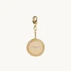 Emma Israelsson Name Coin Wreath Charm Guld Charm020