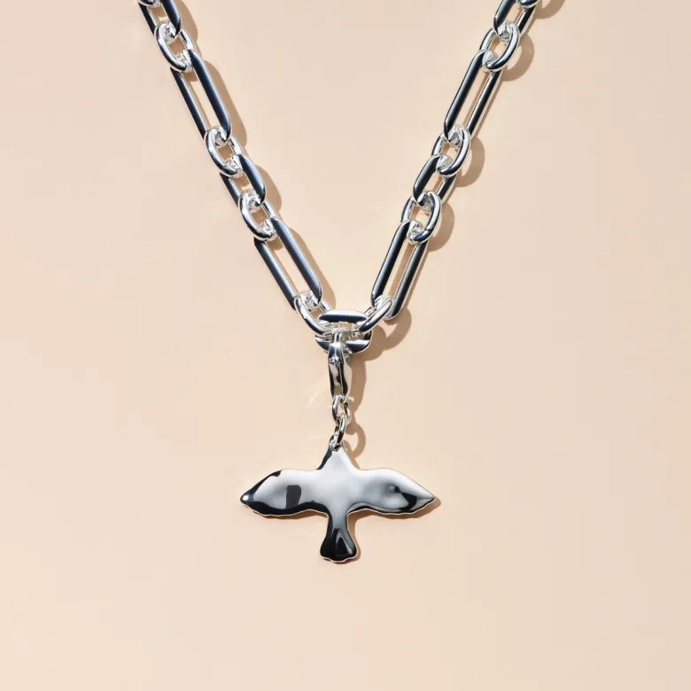 Emma Israelsson Organic Dove Charm Silver Charm033