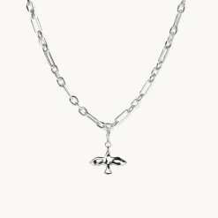 Emma Israelsson Organic Dove Chunky Kedja Silver Neck174