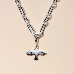 Emma Israelsson Organic Dove Chunky Kedja Silver Neck174