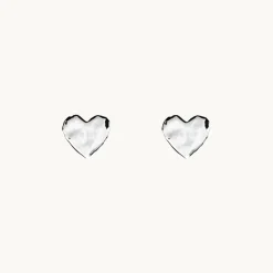 Emma Israelsson Organic Heart Mini Örhängen Silver Ear197
