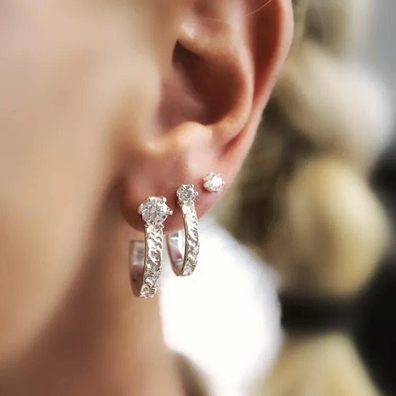 Emma Israelsson Princess Ear Pin Silver ear161