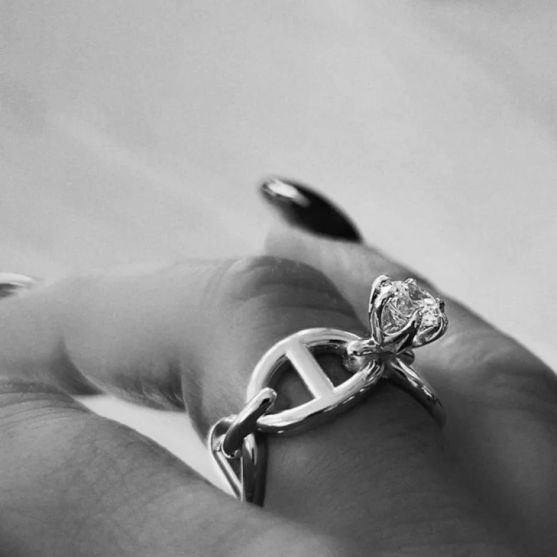 Emma Israelsson Princess Anchor Ring Silver