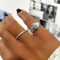 Emma Israelsson PS23 Signet Ring Silver Ring142