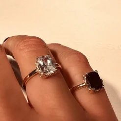 Emma Israelsson Queen Ring S Guld Ring154 – Vit