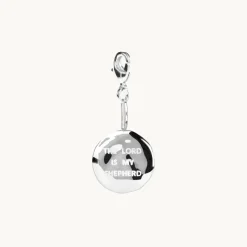 Emma Israelsson Shepard Organic Coin Charm Silver Charm029