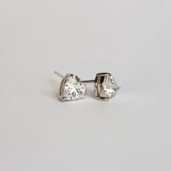 Emma Israelsson Sparkling Heart Örhängen Silver Ear199