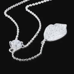 Gynning Jewelry Autumn Leaves Halsband Silver