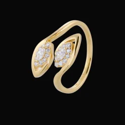 Gynning Jewelry Autumn Leaves Ring Guld