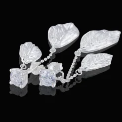 Gynning Jewelry Autumn Leaves Örhängen Silver