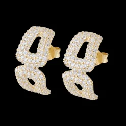 Gynning Jewelry Classy Big Örhängen (Guld)