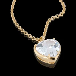 Gynning Jewelry Crazy Diamond Heart Halsband (Guld)