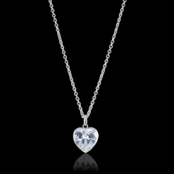 Gynning Jewelry Crazy Diamond Heart Halsband (Silver)