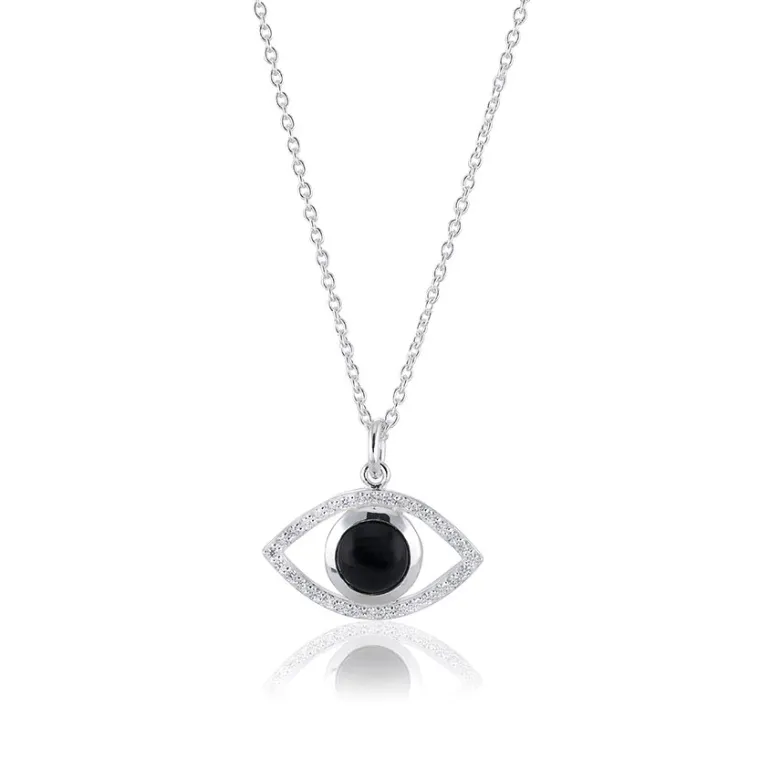 Gynning Jewelry Devine eye halsband – Silver