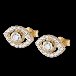 Gynning Jewelry Devine Eye Mini Örhängen (Guld)