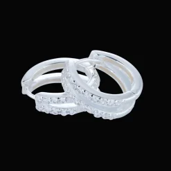 Gynning Jewelry Elegance creol small örhängen Silver