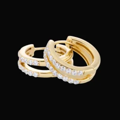 Gynning Jewelry Elegance Creol Medium Örhängen Guld