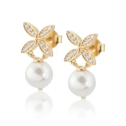 Gynning Jewelry Ellipse Mini Pearl Örhängen
