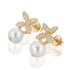 Gynning Jewelry Ellipse Mini Pearl Örhängen
