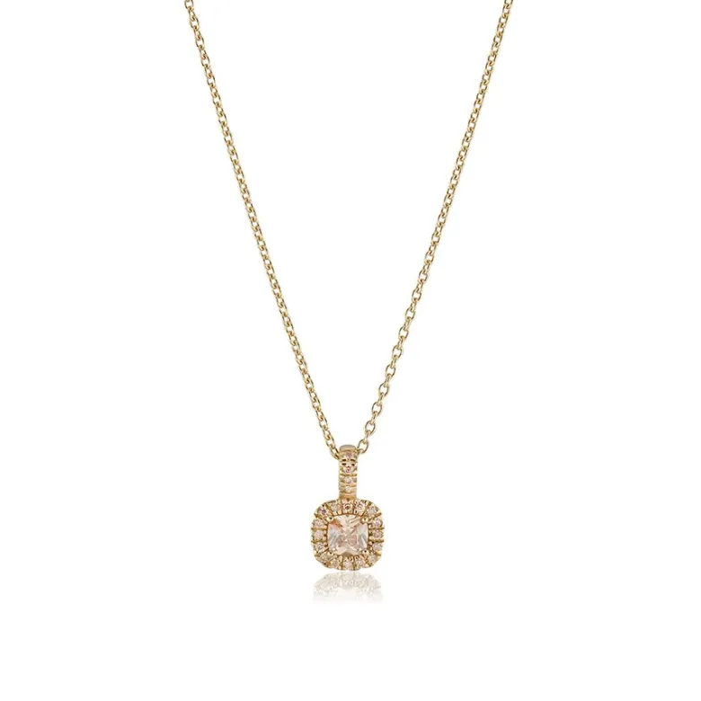 Gynning Jewelry Glamorous halsband – champagne (Guld)