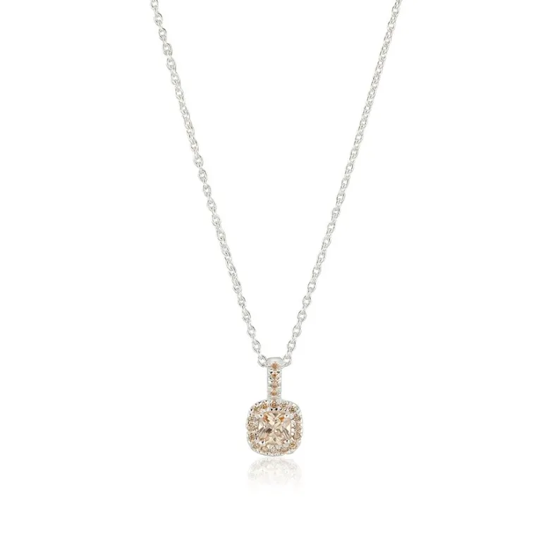 Gynning Jewelry Glamorous halsband – champagne (Silver)