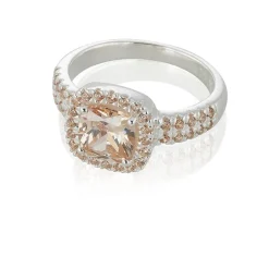 Gynning Jewelry Glamorous ring – champagne – Silver