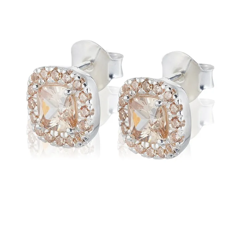 Gynning Jewelry Glamorous örhängen studs – champagne