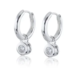 Gynning Jewelry Älskad Örhängen Creol (Silver)