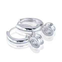 Gynning Jewelry Älskad Örhängen Creol (Silver)